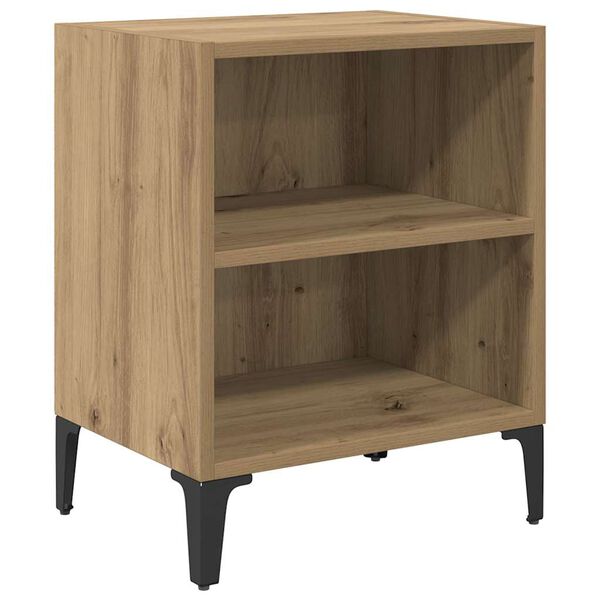 Nachttisch 2er Set Artisan-Eiche mit 2 Regalen 40 x 30 x 50 cm