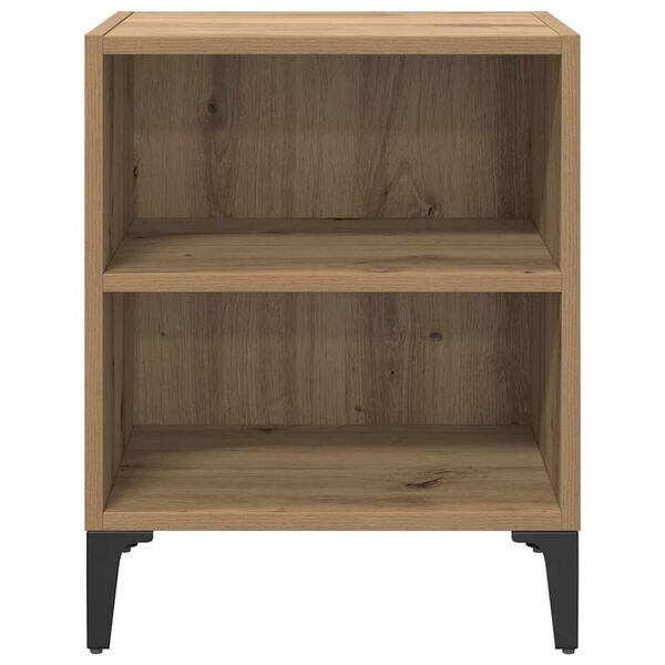 Nachttisch 2er Set Artisan-Eiche mit 2 Regalen 40 x 30 x 50 cm