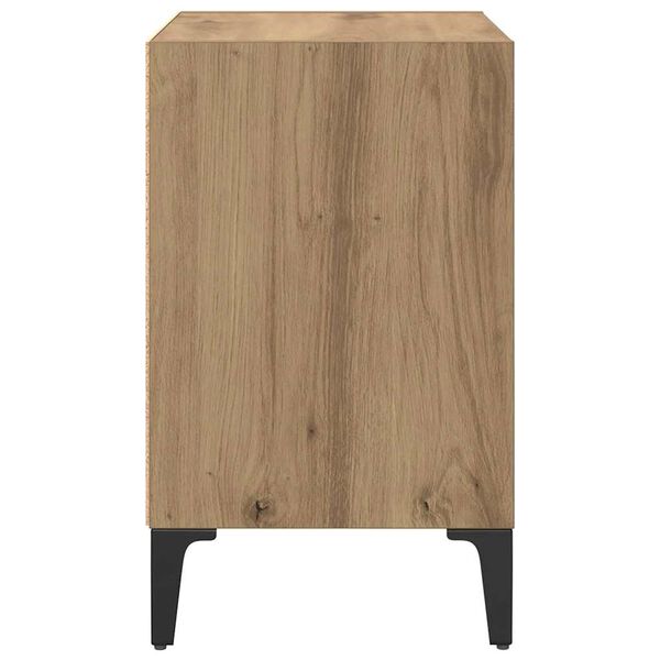 Nachttisch 2er Set Artisan-Eiche mit 2 Regalen 40 x 30 x 50 cm