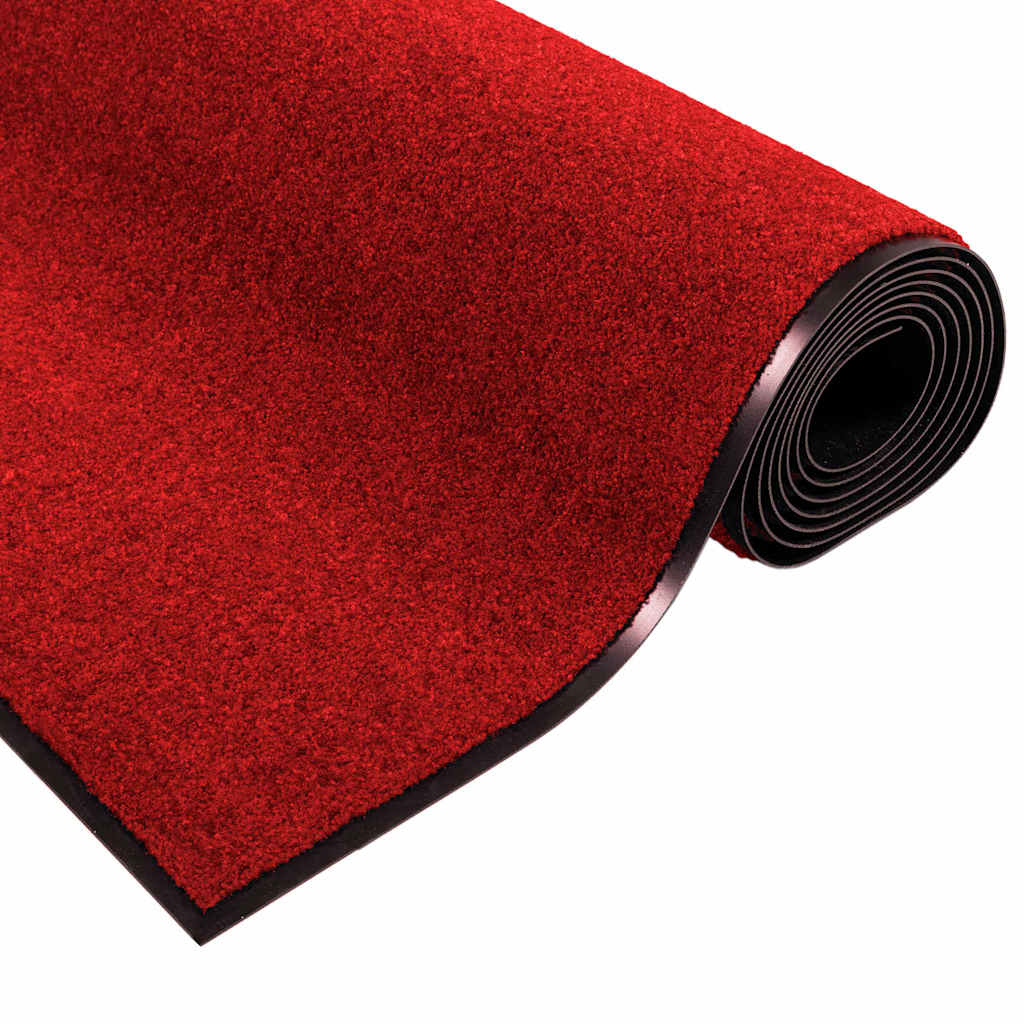 Fußmatte Rutschfest Polypropylen Rot 120 x 300 cm