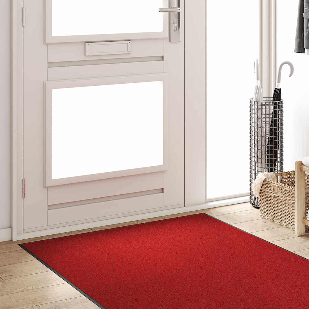 Fußmatte Rutschfest Polypropylen Rot 120 x 300 cm