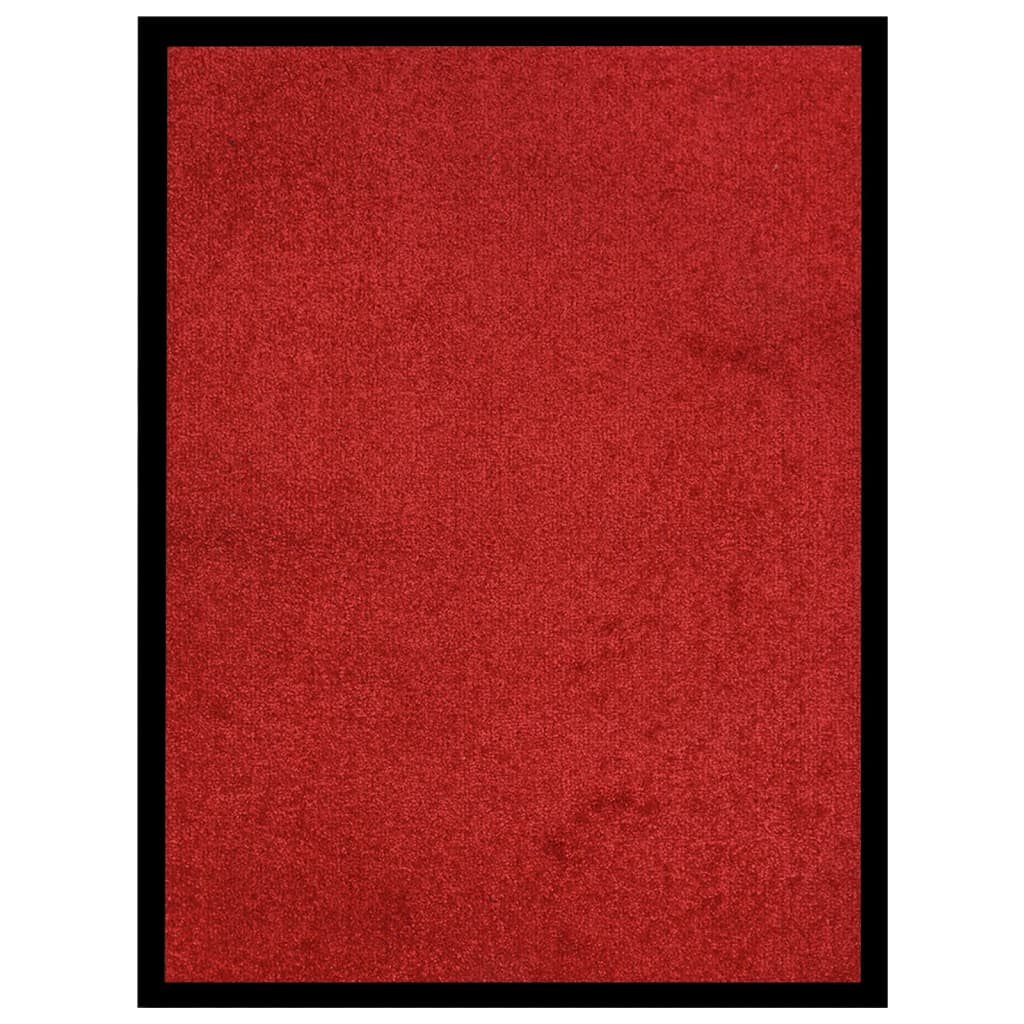 Fußmatte Rutschfest Polypropylen Rot 40 x 60 cm