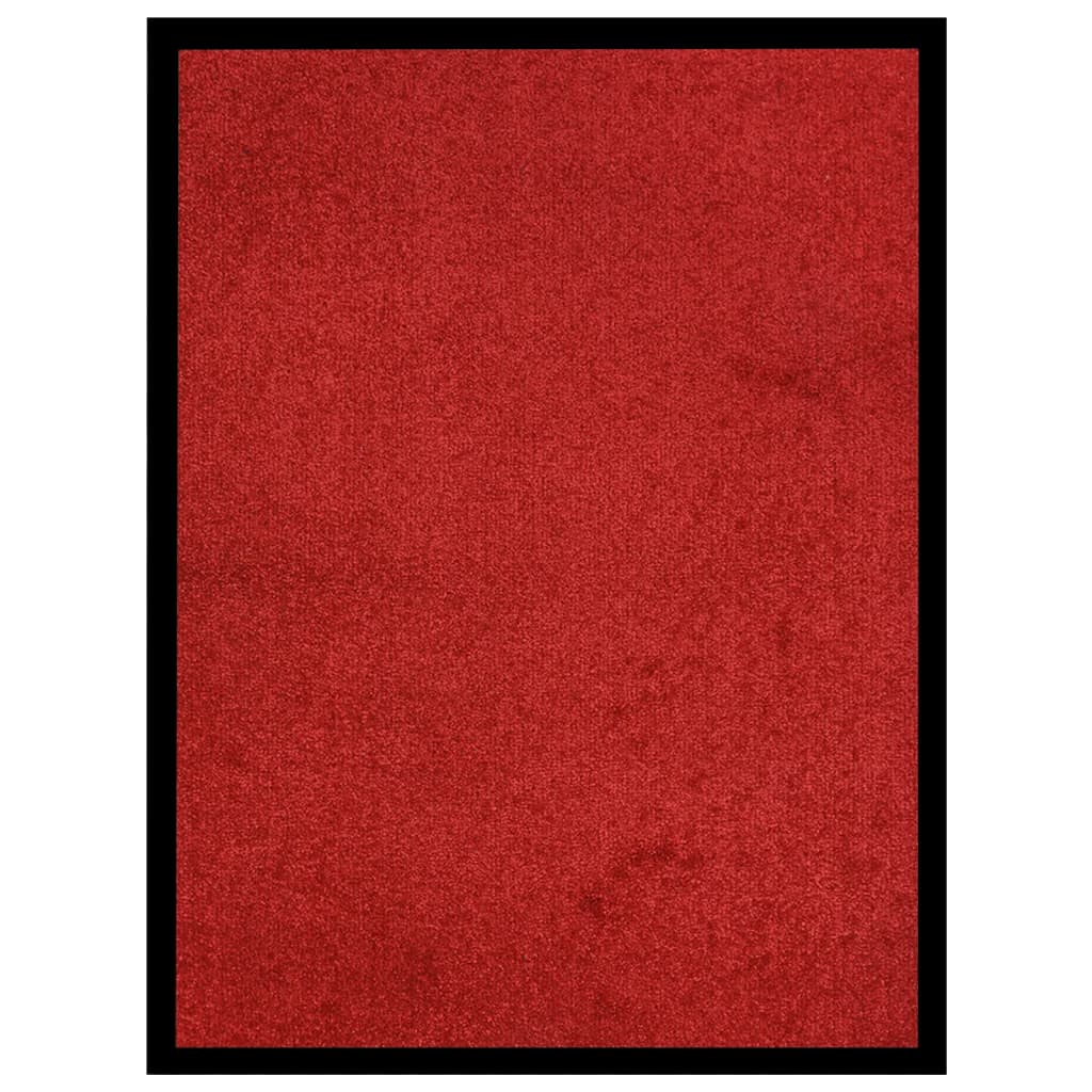 Fußmatte Rutschfest Polypropylen Rot 60 x 80 cm