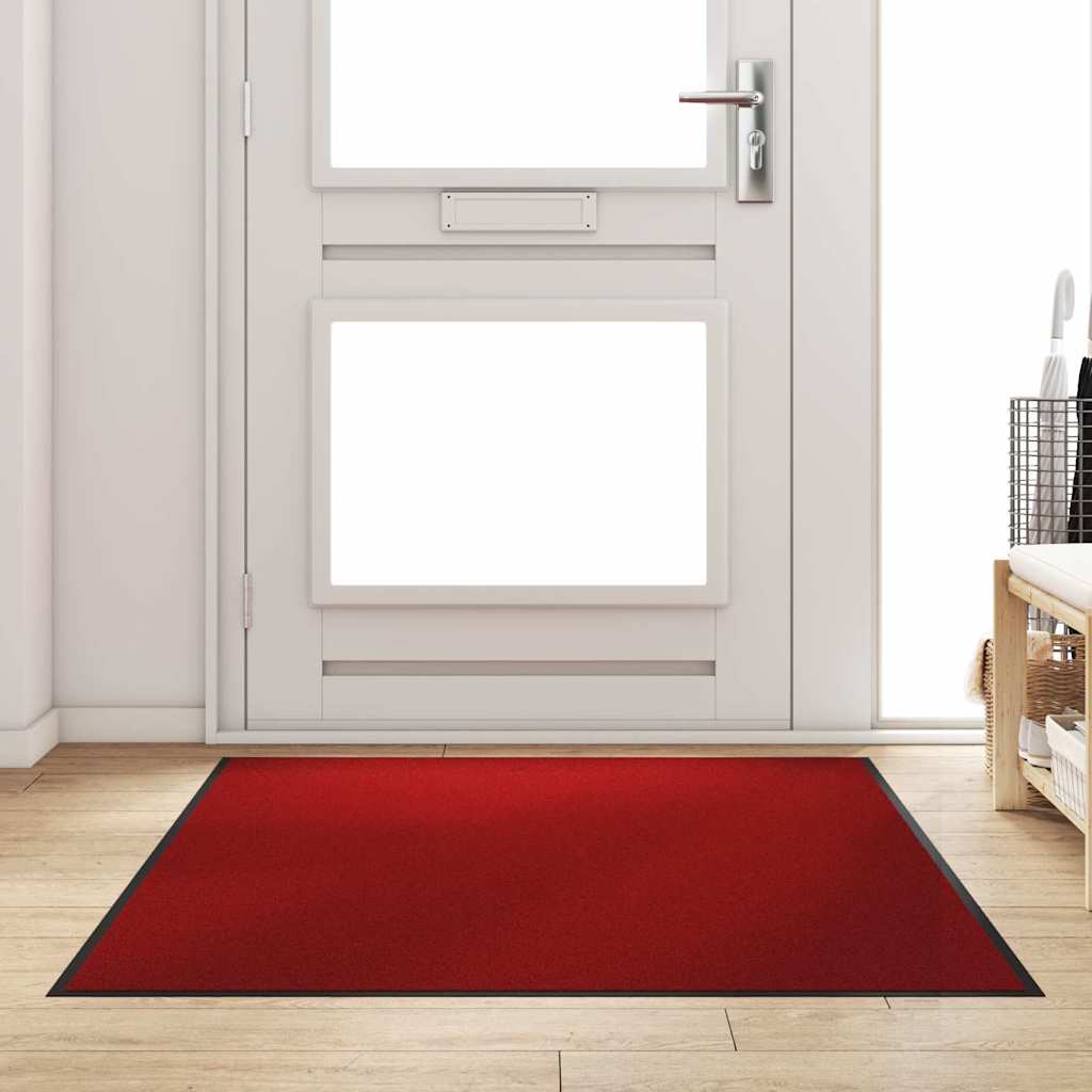 Fußmatte Rutschfest Polypropylen Rot 120 x 180 cm