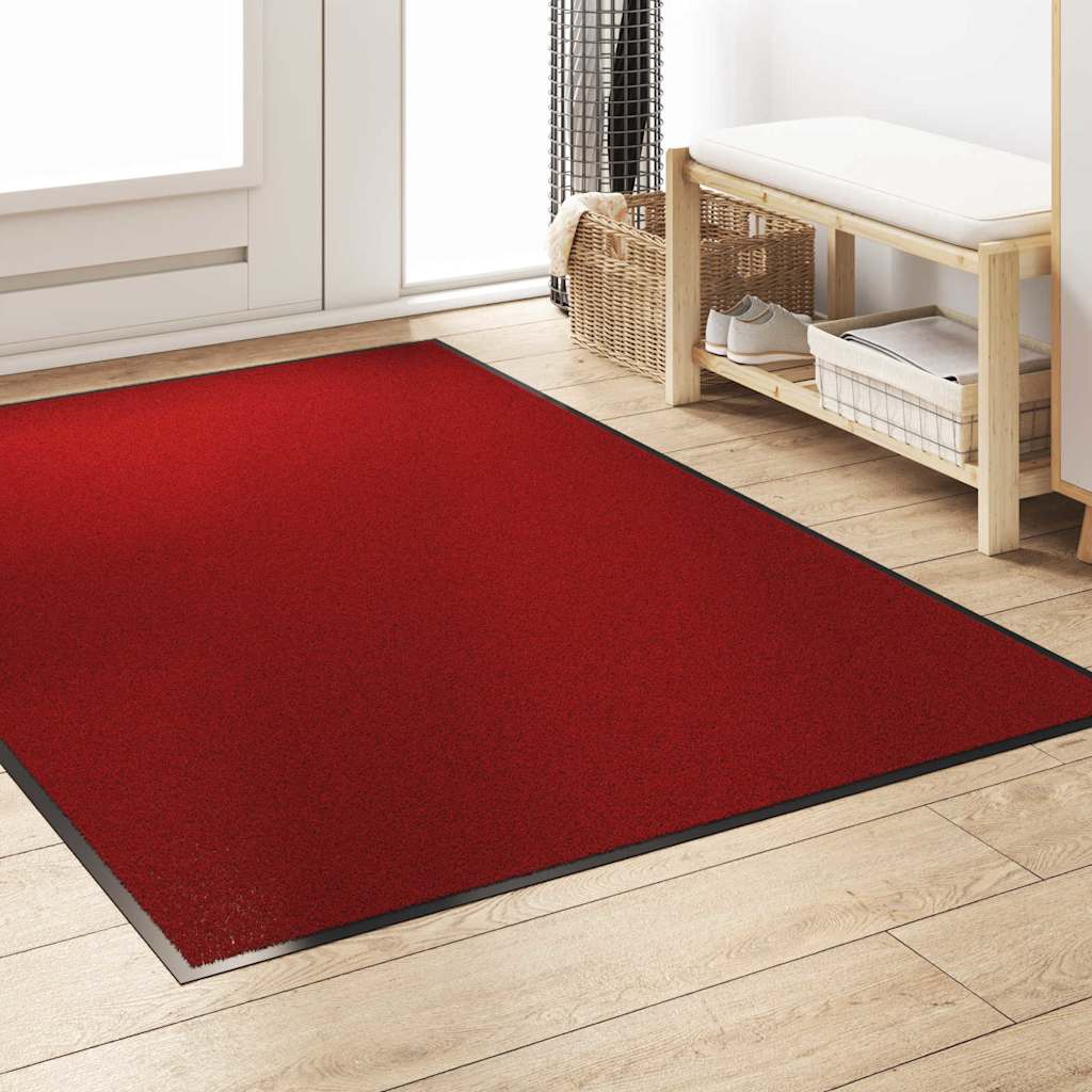 Fußmatte Rutschfest Polypropylen Rot 120 x 180 cm