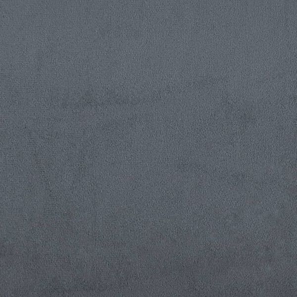 Relaxsessel Samt Dunkelgrau mit Metallgestell 62 x 79 x 79 cm