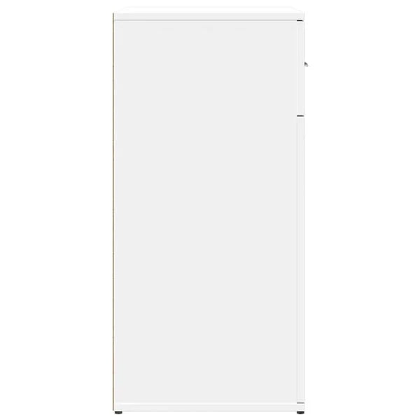 2er Set Sideboards Weiß Holzwerkstoff 79 x 38 x 80 cm