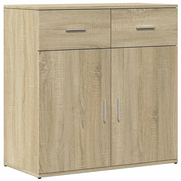 2er Set Sideboards Sonoma-Eiche Holzwerkstoff 79 x 38 x 80 cm