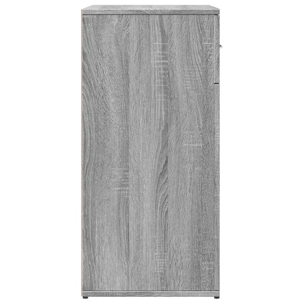 2er Set Sideboards Grau-Sonoma Holzwerkstoff 79 x 38 x 80 cm