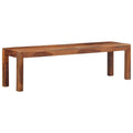 Sitzbank Akazienholz Massiv 160 x 40 x 45 cm Braun