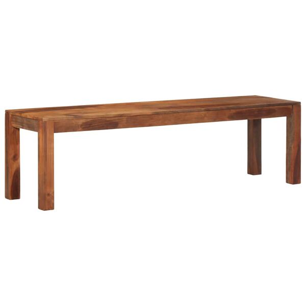 Sitzbank Akazienholz Massiv 160 x 40 x 45 cm Braun