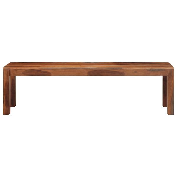 Sitzbank Akazienholz Massiv 160 x 40 x 45 cm Braun