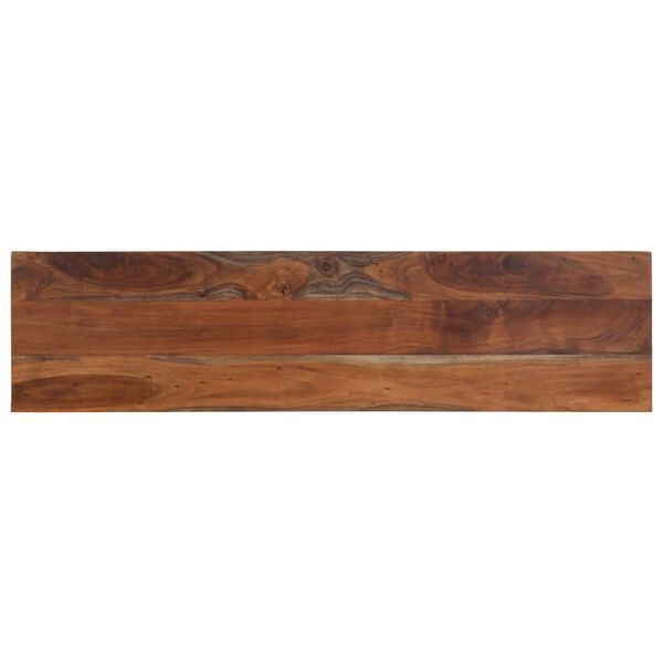 Sitzbank Akazienholz Massiv 160 x 40 x 45 cm Braun