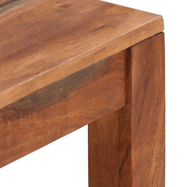 Sitzbank Akazienholz Massiv 160 x 40 x 45 cm Braun