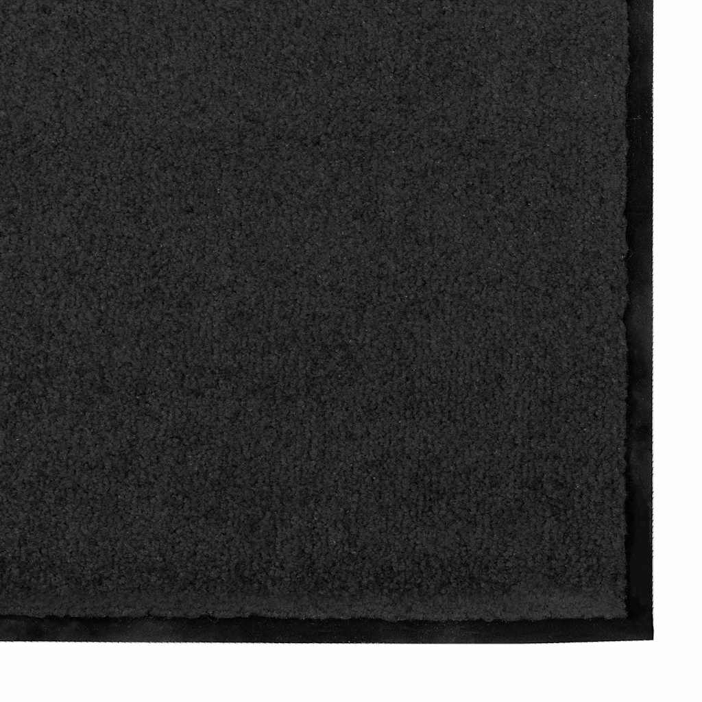 Fußmatte Rutschfest Polypropylen Schwarz 120 x 250 cm