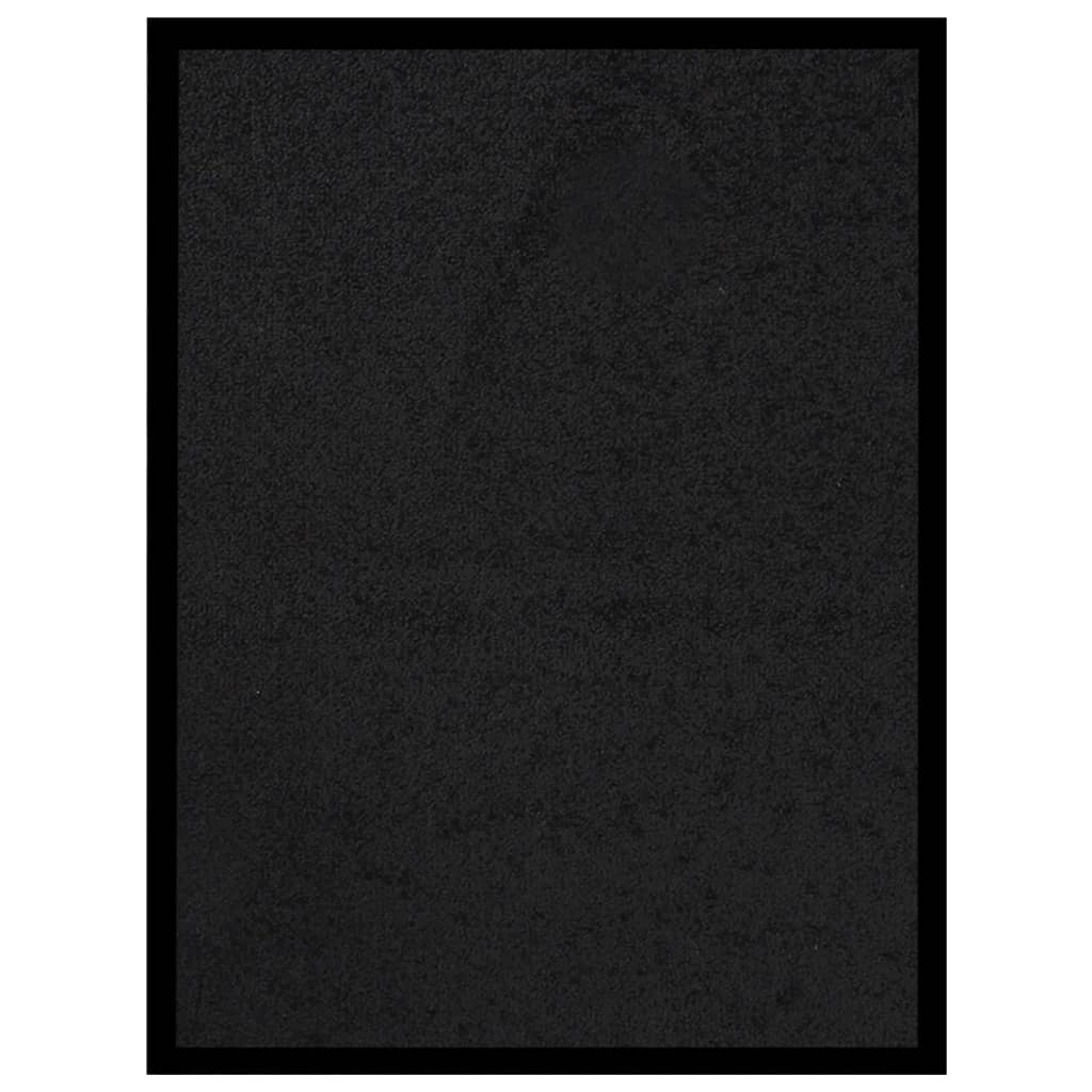 Fußmatte Rutschfest Polypropylen Schwarz 40 x 60 cm