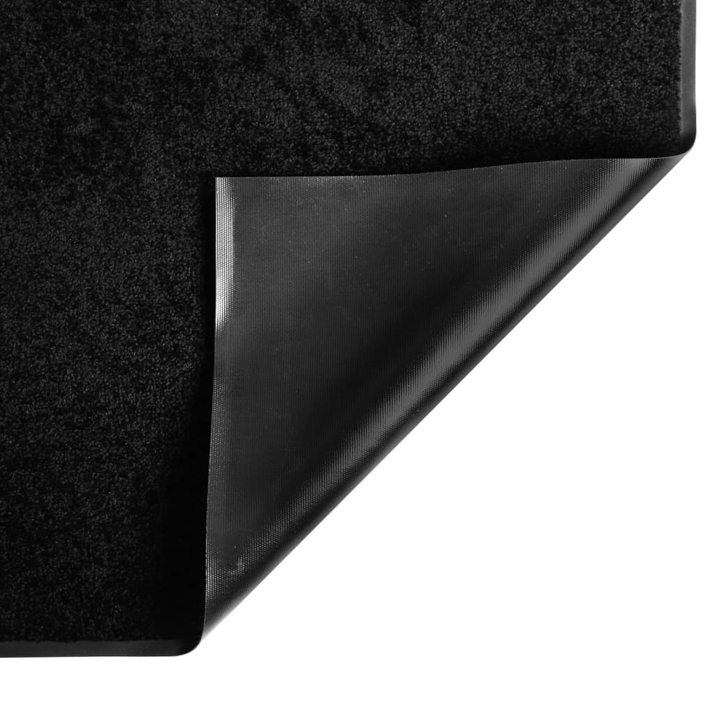 Fußmatte Rutschfest Polypropylen Schwarz 40 x 60 cm