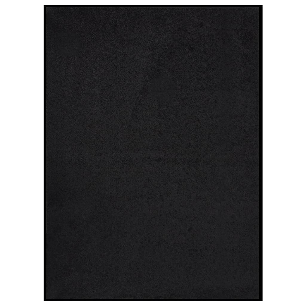 Fußmatte Rutschfest Polypropylen Schwarz 60 x 80 cm