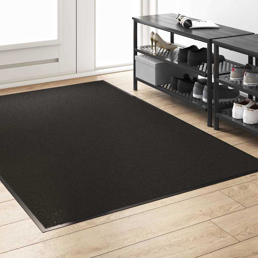 Fußmatte Rutschfest Polypropylen Schwarz 120 x 180 cm