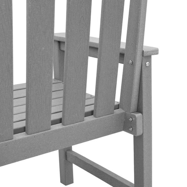 2er Set Gartenstühle Hellgrau mit Armlehnen 65,5 x 59 x 88 cm