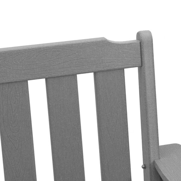 2er Set Gartenstühle Hellgrau mit Armlehnen 65,5 x 59 x 88 cm