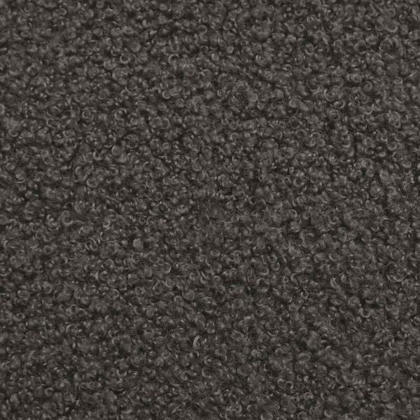 Relaxsessel Dunkelgrau aus Sherpa-Stoff 62x67x95,5 cm Modern Sessel
