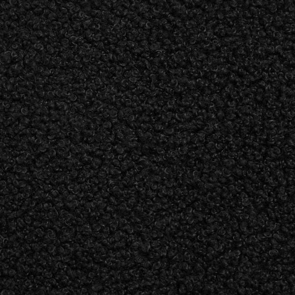 Relaxsessel Schwarz aus Sherpa-Stoff 62x67x95,5 cm Modern Sessel