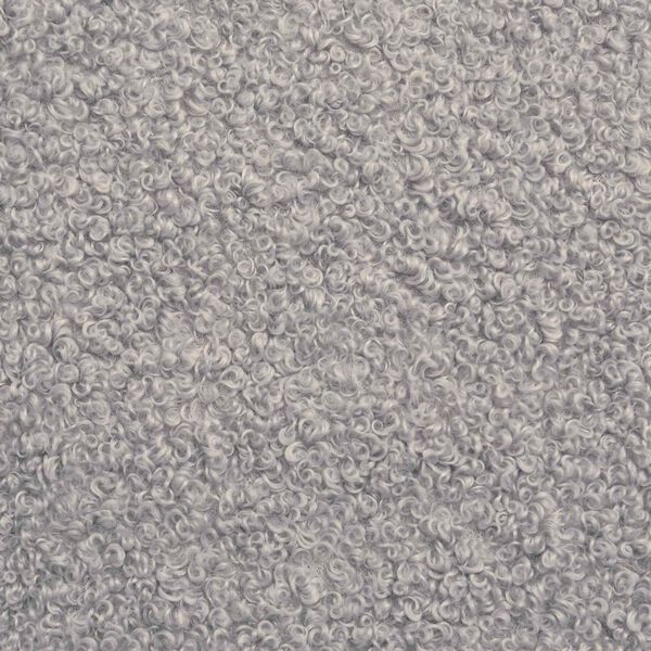 Loungesessel Hellgrau 59x75x78 cm aus Wollähnlicher Stoff Modern