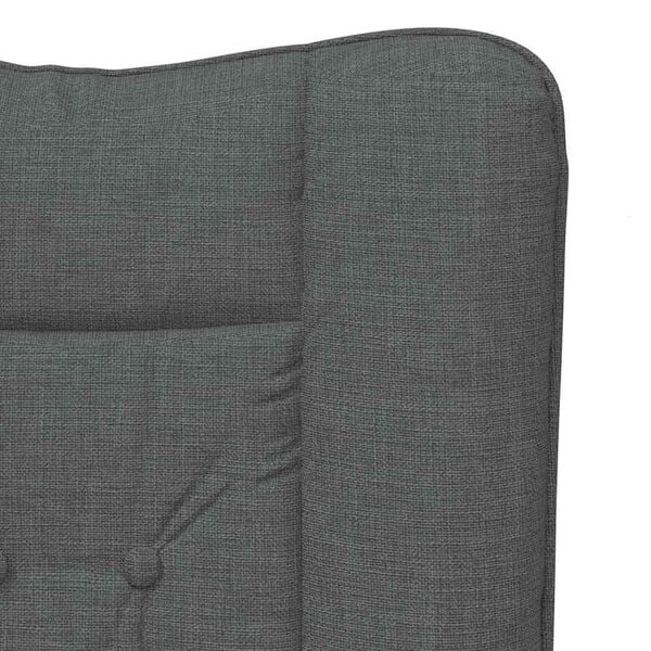 Relaxsessel Dunkelgrau 63x67x94 cm aus Stoff Modern