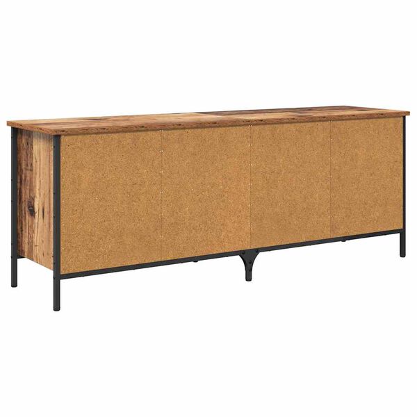 Schuhschrank Altholz Braun 131x35x50 cm Industrial Design