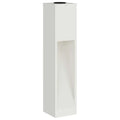 2er Set Solar LED Wegeleuchten Weiß aus Stahl 18 x 18 x 80 cm
