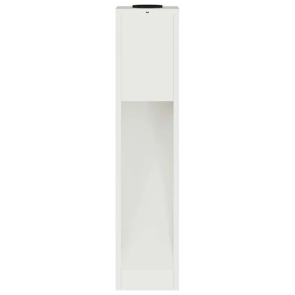 2er Set Solar LED Wegeleuchten Weiß aus Stahl 18 x 18 x 80 cm