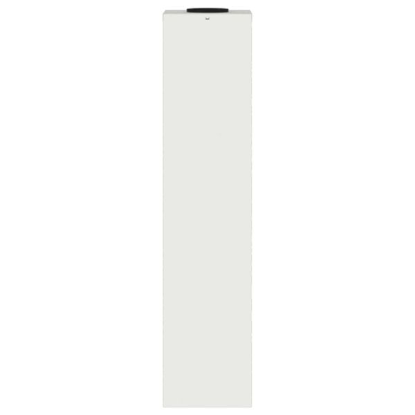 2er Set Solar LED Wegeleuchten Weiß aus Stahl 18 x 18 x 80 cm