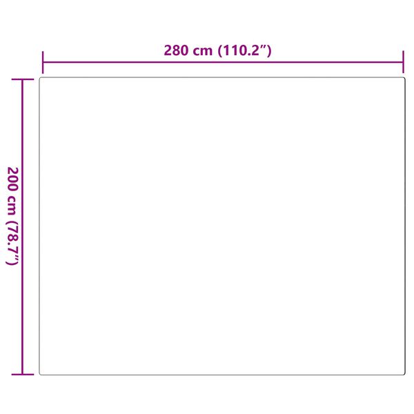 Kunstfell Teppich Grau 200 x 280 cm Rutschfest Weich