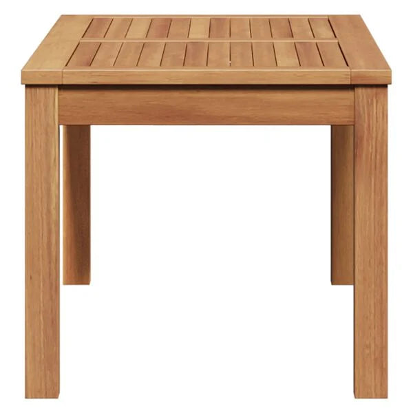 Gartentisch Teak Massivholz Braun 95 x 45 x 40 cm